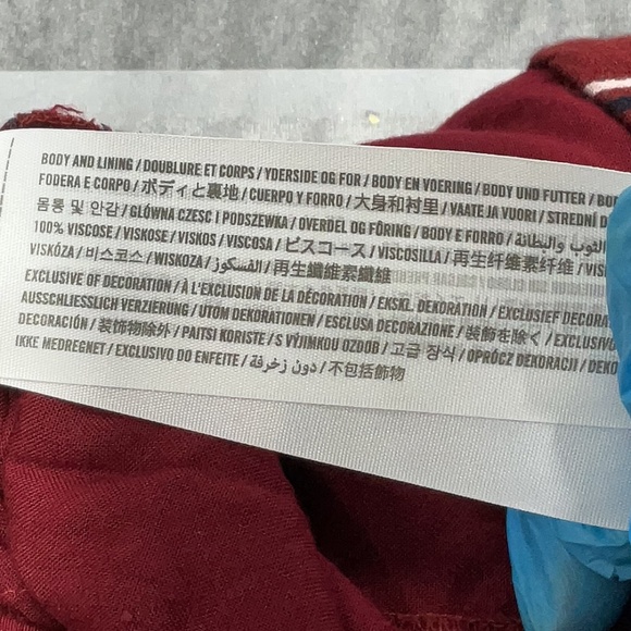 Hollister Maroon Striped Romper Size Medium - Picture 4 of 4